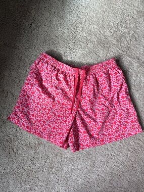 Columbia Pink Floral Drawstring Women’s Shorts size L